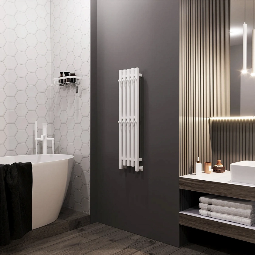 Полотенцесушитель водяной Grota Corsa 230x900 N RAL9016 Белый