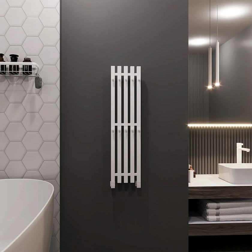 Полотенцесушитель водяной Grota Corsa 230x900 N RAL9016 Белый