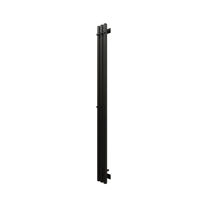 Полотенцесушитель электрический Grota Corsa K 130х1800 N RAL9005 EL Черный