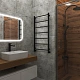 Полотенцесушитель водяной Grota Simple 530x1000 N RAL 9005 Черный - изображение 3