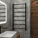 Полотенцесушитель водяной Grota Simple 530x1000 N RAL 9005 Черный - изображение 4