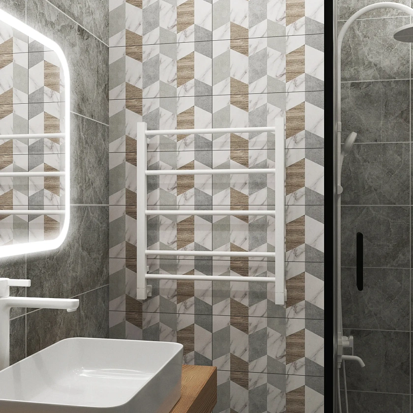 Полотенцесушитель водяной Grota Simple 530x600 N RAL 9016 Белый