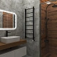 Полотенцесушитель электрический Grota Simple 430x1200 N RAL 9005 EL Черный - изображение 3