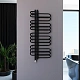 Полотенцесушитель электрический Grota Stelle L 500x1200 N RAL9005 EL Черный - изображение 4