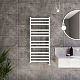 Полотенцесушитель электрический Grota Vento 530x1200 N RAL9016 EL Белый - изображение 4