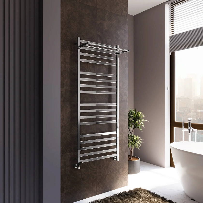 Полотенцесушитель водяной Grota comfort 630х1500 NP Хром глянцевый