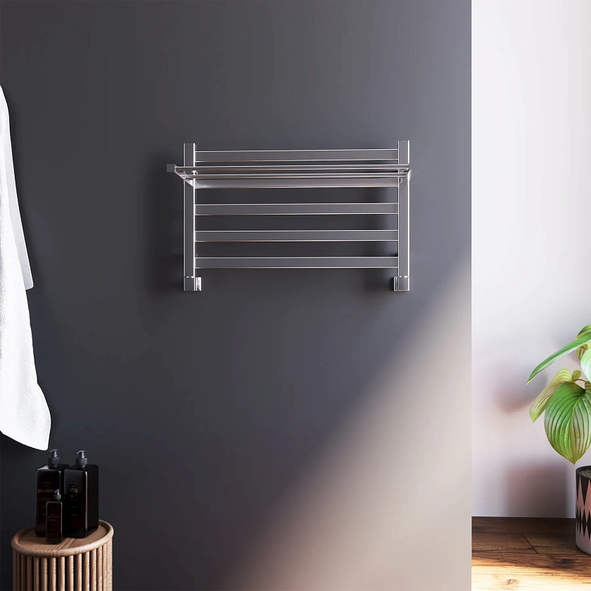 Полотенцесушитель водяной Grota comfort 630х375 NM Хром матовый