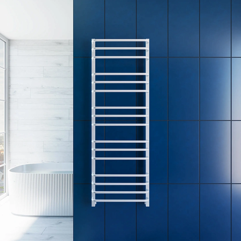 Полотенцесушитель водяной Grota EcoForte 530x1500 N RAL9016 Белый