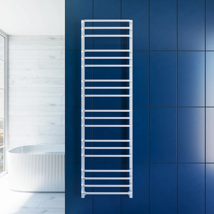 Полотенцесушитель водяной Grota EcoForte 530x1800 N RAL9016 Белый