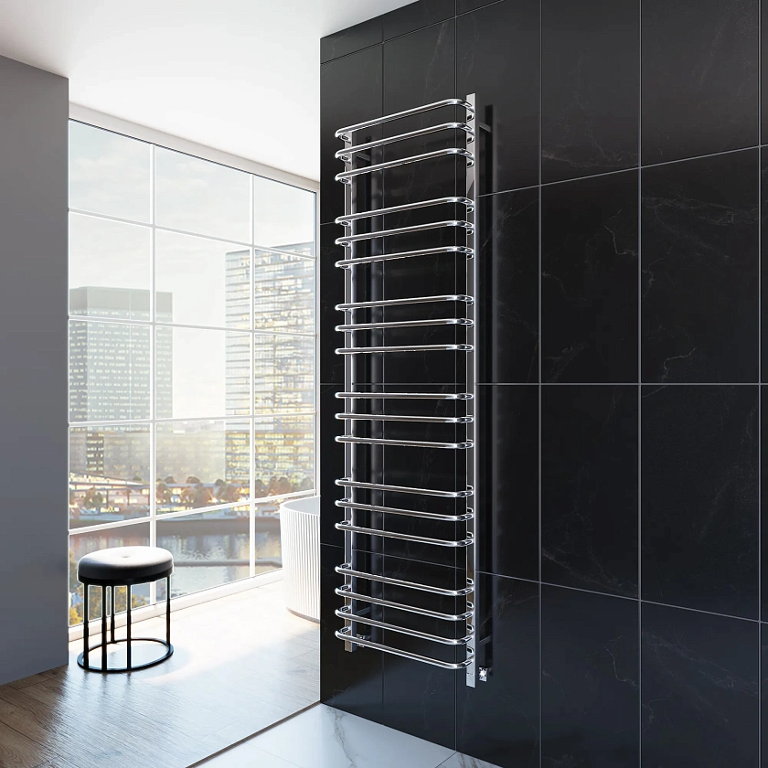 Полотенцесушитель водяной Grota EcoForte 530x1800 NP Хром глянцевый