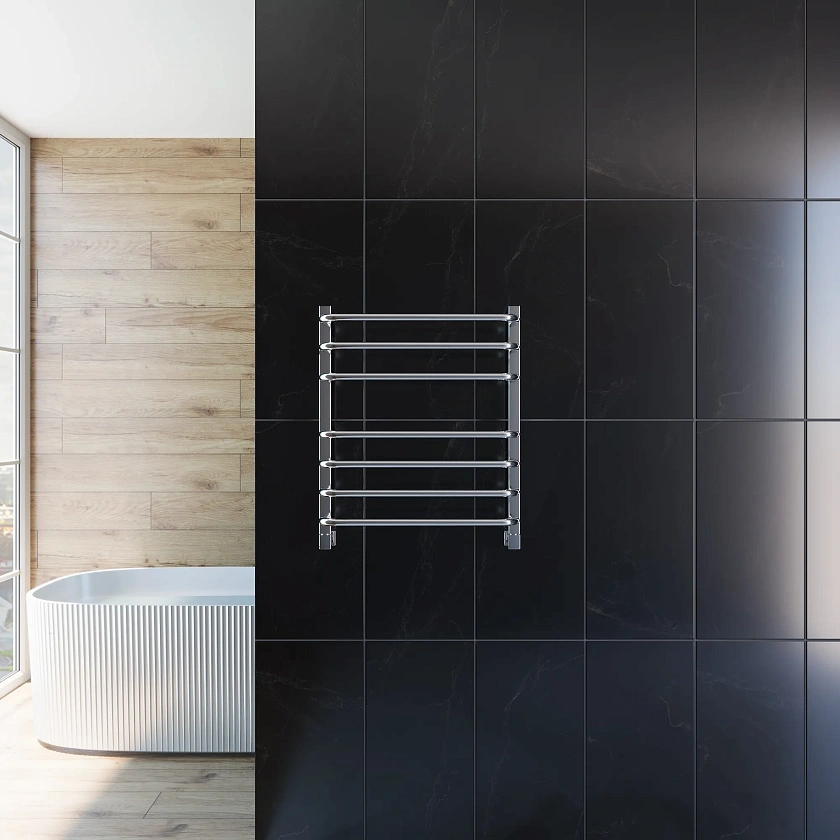 Полотенцесушитель водяной Grota EcoForte 530x600 NP Хром глянцевый