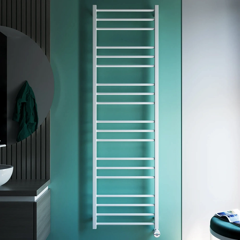 Полотенцесушитель электрический Grota eco classic 530x1800 N RAL9016 EL Белый