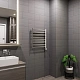 Полотенцесушитель электрический Grota eco classic 530x600 NM EL Хром матовый - изображение 3