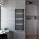 Полотенцесушитель электрический Grota Estro 480x1200 N RAL9005 EL Черный - изображение 4