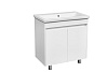 Тумба с раковиной Stella Polar Фаворита, 80 см, SP-00000164+UM-COM80/1