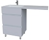 Тумба для раковины под стиральную машину Stella Polar Корделия, 120 см, SP-00001040