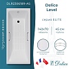Ванна Delice Level, 140х70, DLR230618R-AS