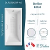 Ванна Delice Eclat, 170х70, DLR230621R-AS