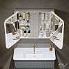 Шкаф с зеркалом Alavann Cosmetic Light, 100 см, ALV1175001