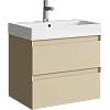 Тумба с раковиной Aqwella Geometria GE01652MD Бежевый
