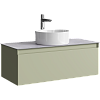 Тумба под накладную раковину Aqwella Geometria, 102 см, GE01101SH+STG1014X456GS