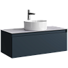 Тумба под накладную раковину Aqwella Geometria, 102 см, GE01101GRM+STG1014X456GS