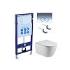 Инсталляция с подвесным унитазом Aquatek Бетта, Set Aquatek Бетта Kdi18