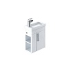 Тумба с раковиной IDDIS TORR TOR40W1i95K Белый