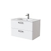 Тумба с раковиной IDDIS Brick BRI80W0i95K Белый