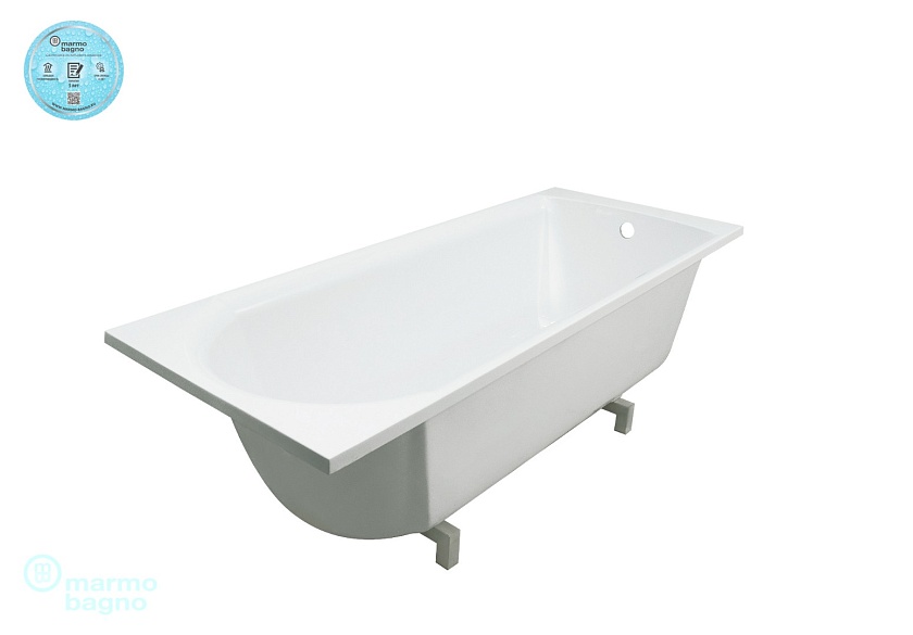 Ванна Marmo Bagno Глория, 180х80, MB-GL180-80