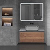 Тумба с раковиной Vincea Mesa VMC-2MS100TB T.Oak + Beton