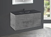 Тумба с раковиной Vincea Mia VMC-2MC100BT Beton