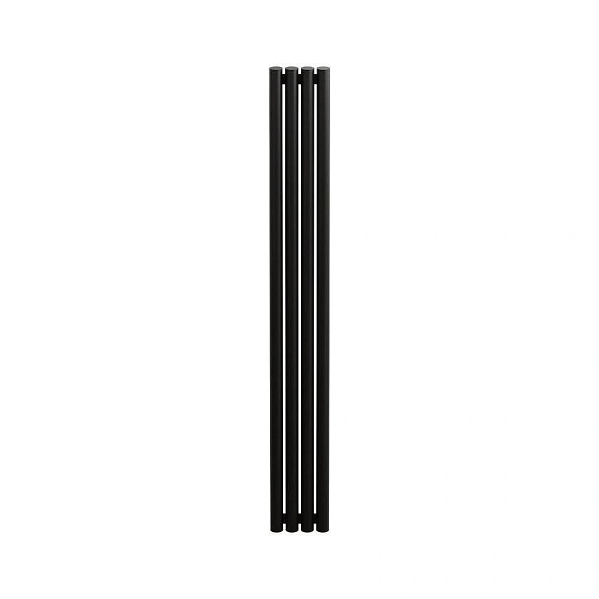 Полотенцесушитель водяной Grota Quill 350x1500 N RAL9005 Черный