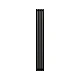 Полотенцесушитель водяной Grota Quill 350x1500 N RAL9005 Черный - изображение 1