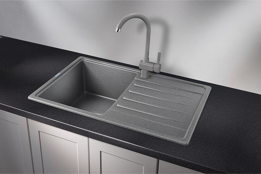 Кухонная мойка Granula Standart 7602, графит
