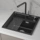 Кухонная мойка Granula Kitchen Space 5002i, шварц - изображение 1