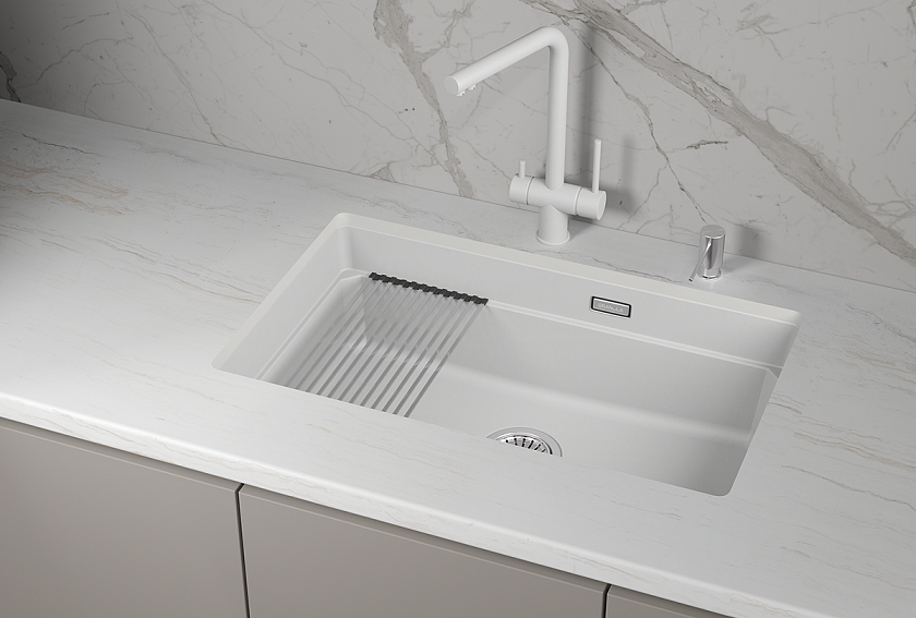 Кухонная мойка Granula Kitchen Space 7303iU, арктик