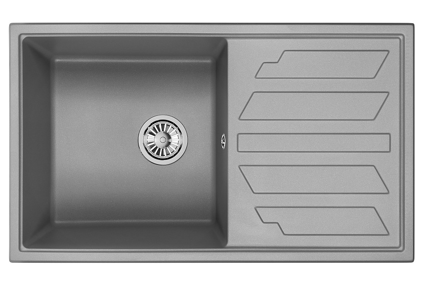 Кухонная мойка Granula 8601, алюминиум