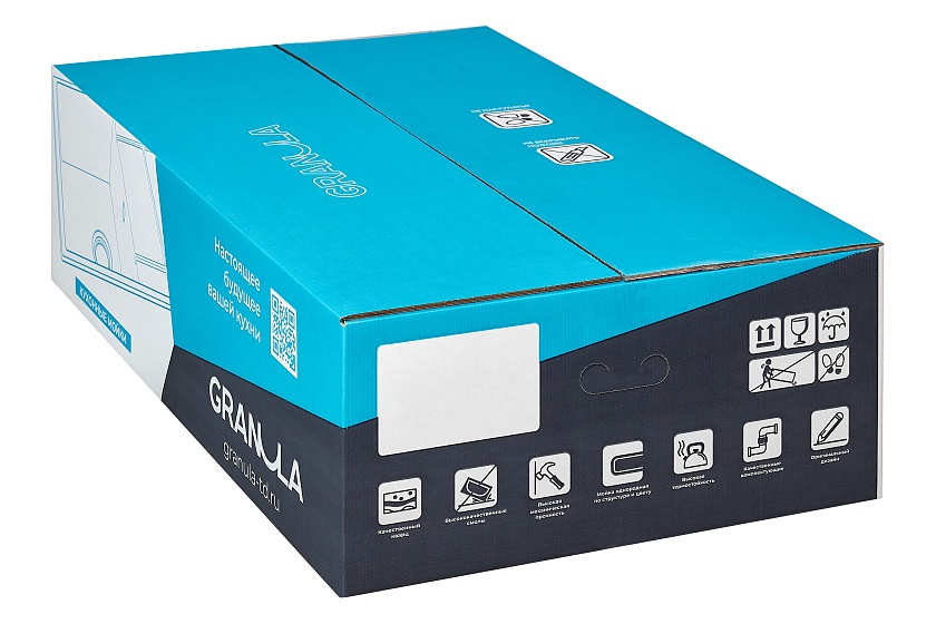 Кухонная мойка Granula 8601, алюминиум