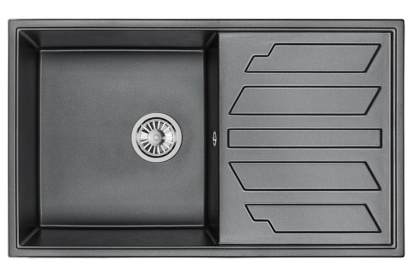 Кухонная мойка Granula 8601, шварц