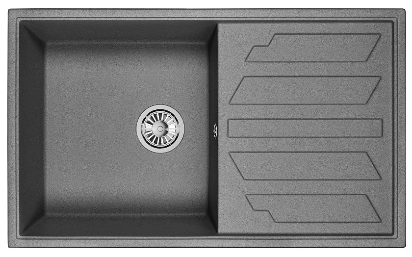 Кухонная мойка Granula 8601, графит