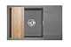 Кухонная мойка Granula 7807, графит - изображение 4