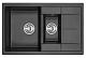 Кухонная мойка Granula 7802, черный - изображение 2