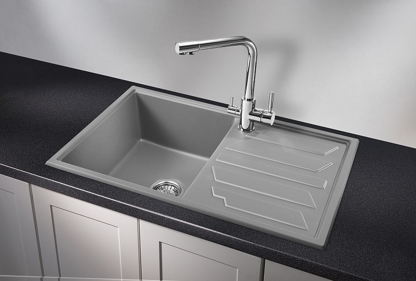 Кухонная мойка Granula 8002, алюминиум