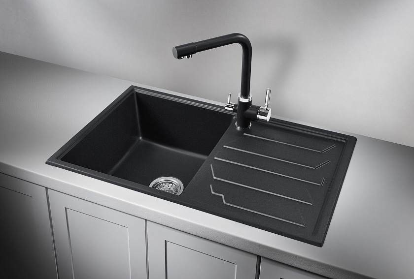 Кухонная мойка Granula 8002, черный