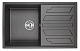 Кухонная мойка Granula 8002, черный - изображение 2