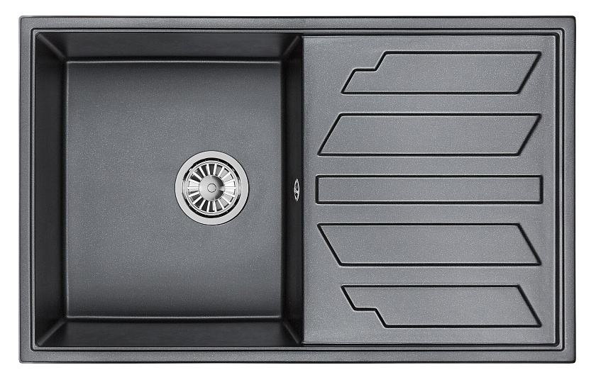 Кухонная мойка Granula 8002, шварц