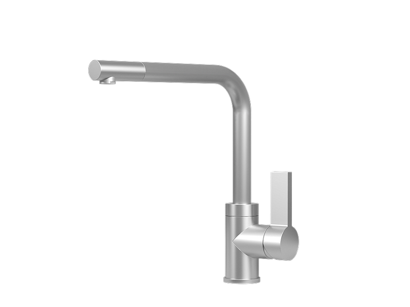 Кухонный смеситель GRANULA 5504, НЕРЖ
