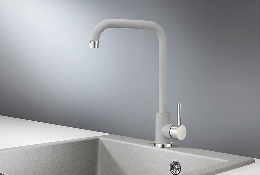 Кухонный смеситель GRANULA Standart ST-4033, БАЗАЛЬТ