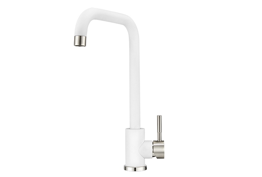 Кухонный смеситель GRANULA Standart ST-4033, БЕЛЫЙ
